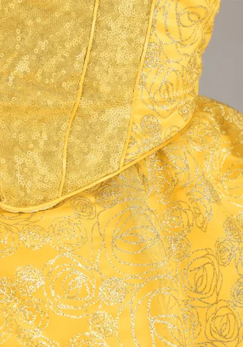 Vista 3 de Disfraz Premium de Belle de Disney para Mujer Talla Plus Multicolor