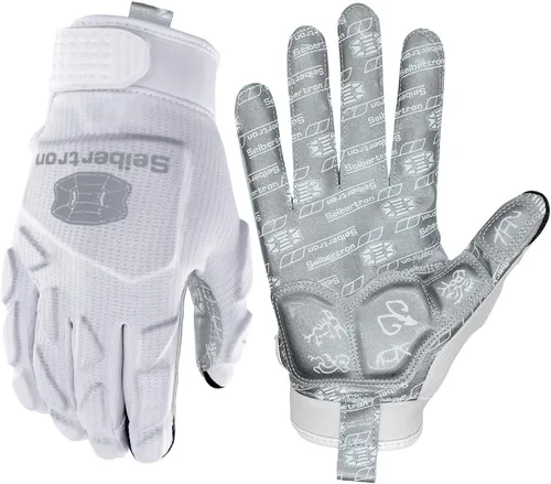 Vista 9 de Seibertron Pro 3.0 Elite Ultra-Stick Football Receiver Gloves, High Performance Non-Slip Sports Gloves for Youth Kids Boys Girls & Adult