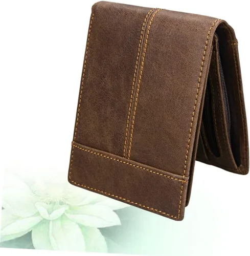 Vista 6 de VALICLUD 2 uds hombre monedero para hombre monedero moderno monedero delgado carteras para hombres hombres billetera plegable masculino titular