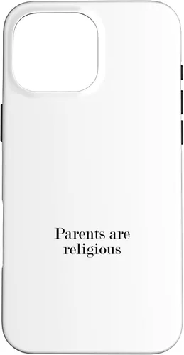 Vista 19 de iPhone 16 Parents are religious Case