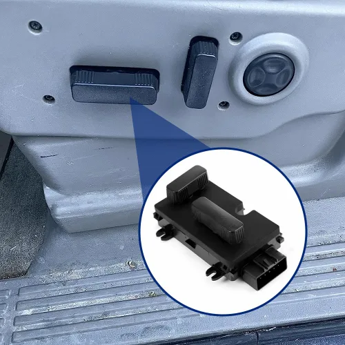 Vista 6 de Interruptor de ajuste eléctrico de asiento de 6 vías, interruptor del asiento del lado del pasajero #12450254 compatible con Cadillac Escalade Chevy