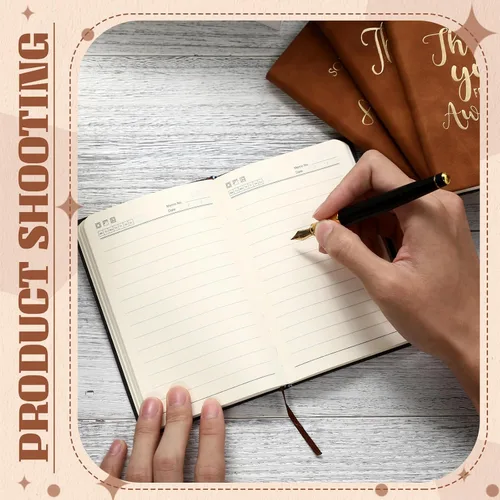 Vista 6 de Ctosree 20 cuadernos de cuero A6 de agradecimiento para empleados, regalos de equipo para compañeros de trabajo, cuadernos inspiradores para regalos