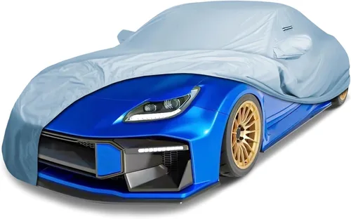 Vista 41 de Funda de automóvil personalizada para Subaru BRZ (2013-2025), impermeable, para todo tipo de clima, lluvia, nieve, UV, protector solar para exterior