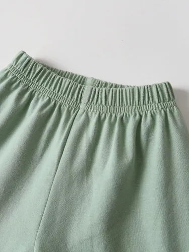 Vista 68 de Conjunto de 3 piezas de ropa de bebé recién nacido con estampado de manga larga + pantalones + sombrero