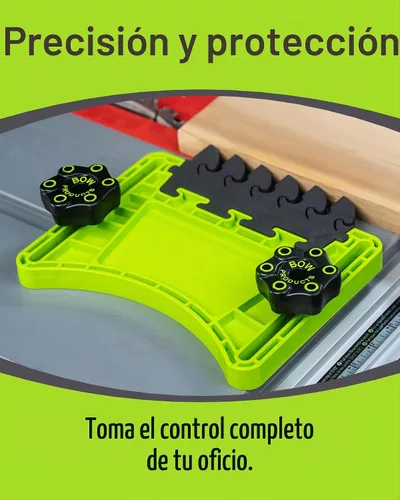 Vista 8 de BOW Products FeatherPRO FP1 - Guía de plumas para sierras de mesa, mesas de router y sierras de cinta - Plumas de EVA que reducen el retroceso