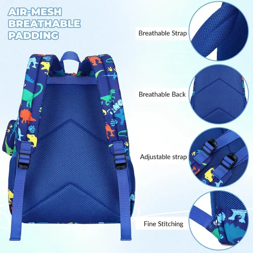 Vista 59 de Mygreen - Mochila escolar con bonitos diseños para niños y niñas, 11.5 x 15.7 x 5.1 pulgadas
