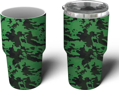 Vista 29 de Funda de silicona para vasos, compatible con vasos Yeti, RTIC, Ozark Trail, Magellan y más. Fundas aisladas personalizadas para enfriar latas