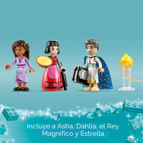 Vista 6 de LEGO Disney Wish: Castillo del Rey Magnifico 43224 Juego de Construcción, un Juego de Colección para Niños de 7 años en adelante para Recrear sus