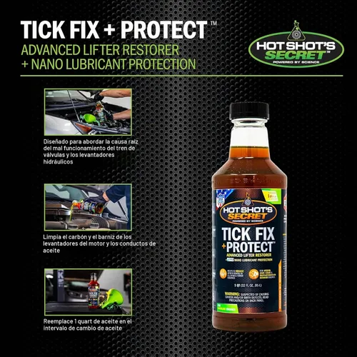 Vista 4 de Hot Shot's Secret Aditivo de aceite Tick Fix + Protect, 32 oz