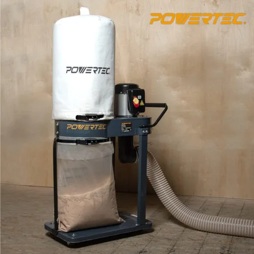 Vista 7 de POWERTEC Abrazadera de banda 71734V de 14-1/2 pulgadas para colector de polvo, se adapta a Delta, JET, Grizzly, Shop Fox, Harbor Freight y POWERTEC