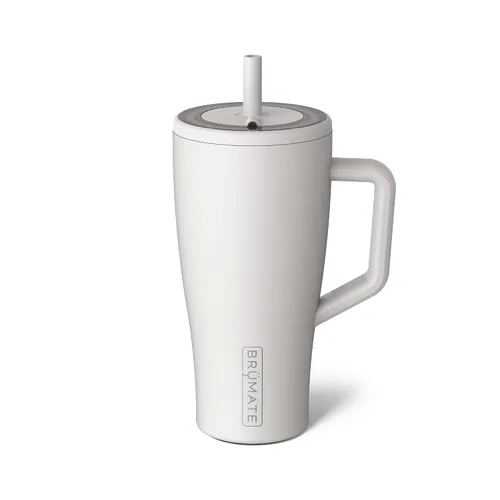 Vista 40 de BrüMate Era Vaso Térmico de 20 oz con Asa y Pajilla Vaso Térmico Aislante 100% A Prueba de Fugas con Tapa y Pajilla Hecho de Acero Inoxidable