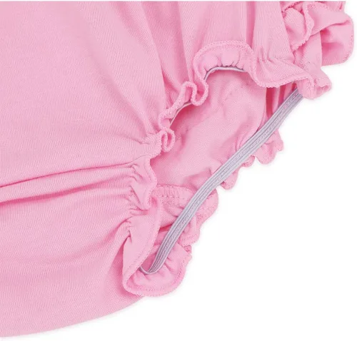 Vista 4 de Century Star Fundas de pañales con volantes para bebés y niñas, de algodón, para bebés, niñas, ropa