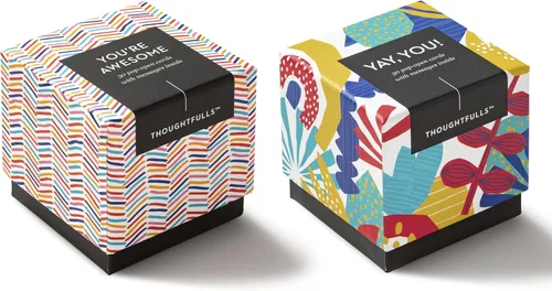 Vista 21 de Compendium ThoughtFulls - Tarjetas desplegables, paquete de 4 unidades de You're Awesome, You Matter, You're Wonderful, Yay You, 120 tarjetas