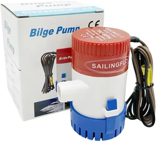 Vista 6 de Bombas de sentina de 12 V para barcos, bomba de agua de sentina automática, accesorios sumergibles para barcos, marina eléctrica de 1100 GPH