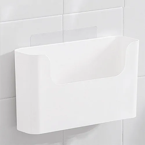 Vista 4 de Organizador de mesita de noche, estante de almacenamiento flotante para pared, estante para colgar en la pared, dormitorios, baños, oficinas
