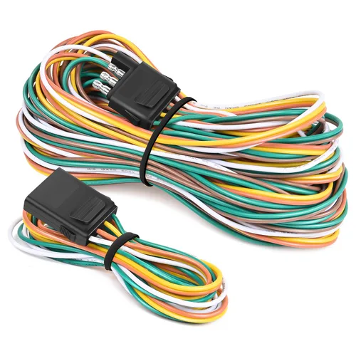 Vista 21 de Nilight Cable de extensión de alambre de remolque de 4 vías de 25 pies 14 Cable de extensión de remolque de 4 pines de 25 pies