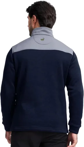 Vista 3 de Rouen Quarter Zip Pullover Mens Golf Slim Fit Performance Warm Mock Neck 14 Zip Pullover Mens Fleece Sweatshirt