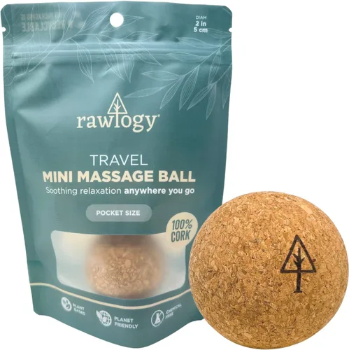 Vista 13 de Pelota de masaje de corcho de viaje, alternativa ligera y sostenible a la bola de lacrosse para aliviar el dolor muscular