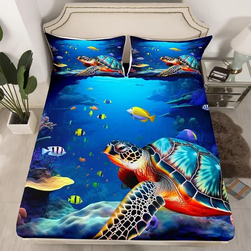 Vista 17 de Sábana bajera ajustable con diseño floral botánico para habitación de niños, diseño floral botánico para habitación de niños, diseño de ramas