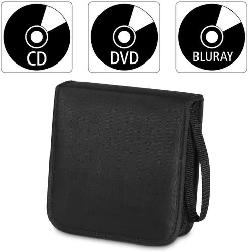 Vista 2 de Hama Cartera CD para 20 Discos, Negro