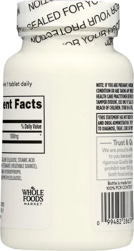 Vista 4 de 365 por Whole Foods Market, MSM 1000Mg, 90 tabletas