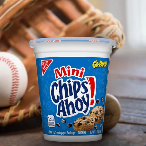 Vista 6 de Go-Cup - Paquete surtido de mini galletas OREO, mini galletas CHIPS AHOY, RITZ Bits de queso, Teddy Grahams de miel, Nutter Butter Bites, Mini Nilla