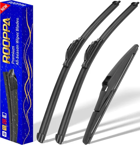 Vista 11 de 3 limpiaparabrisas de repuesto para Mini Cooper 2006-2011, cuchillas limpiaparabrisas de repuesto de equipo original - 19"/18"/10" pulgadas