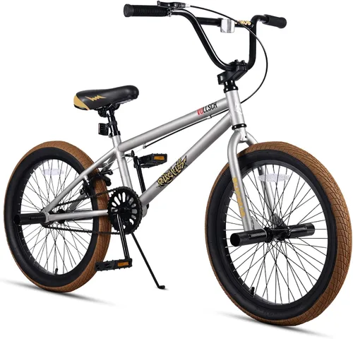 Vista 22 de vollsch Bicicletas BMX Freestyle de 18 y 20 pulgadas para adolescentes de 6 a 15 años de edad, niños, niñas, principiantes con palanca, varios