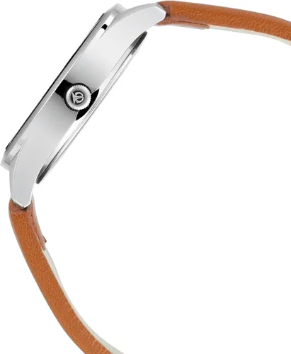 Vista 4 de Titan Sparkle - Reloj de pulsera para mujer con cristales Swarovski, cuarzo, resistente al agua, malla o correa de piel