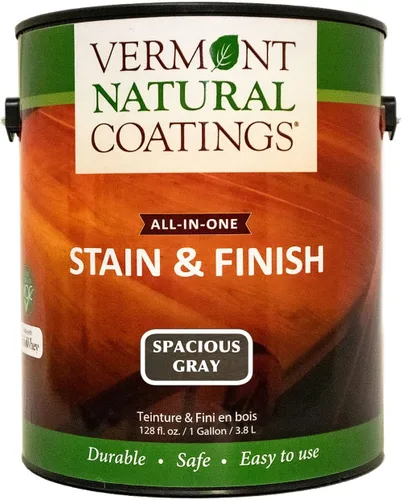 Vista 10 de Vermont Natural Coatings PolyWhey Stain & Finish - Champlain Blue - Cuarto de galón