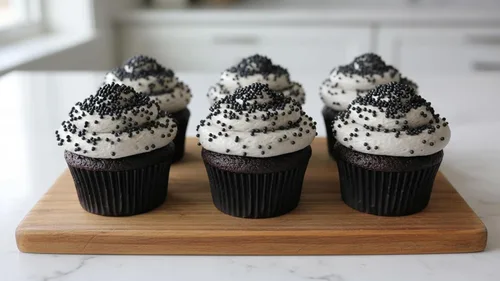 Vista 6 de NCS Gránulos negros comestibles sin pareil – 8 onzas – Ideal para cupcakes, galletas, pasteles, pasteles