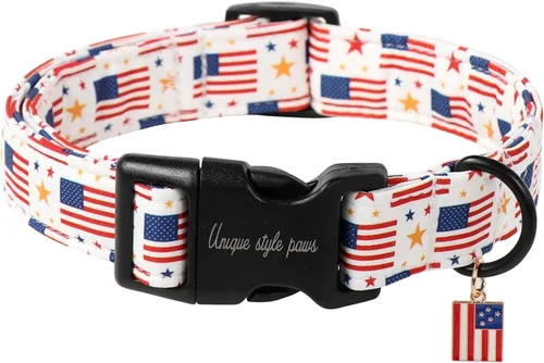 Vista 75 de Unique style paws Collar de perro con hebilla de plástico con colgante, collar de cachorro para primavera y verano, traje de baño para fiesta