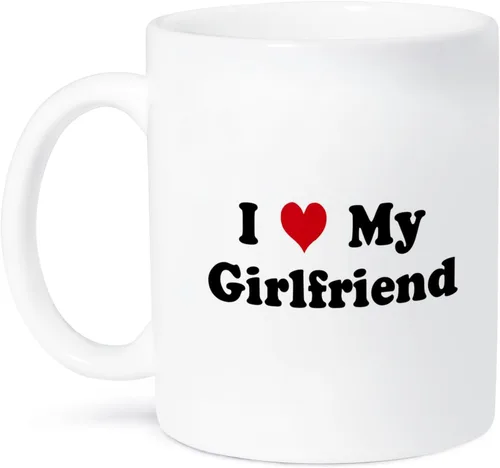 Vista 11 de 3dRose Taza negra de dos tonos con texto en inglés "I Love My Girl