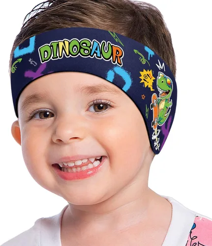 Vista 8 de MoKo Diadema de natación para niños y adultos, linda diadema Swinmmers para mantener el agua fuera, impermeable, banda de protección para los oídos