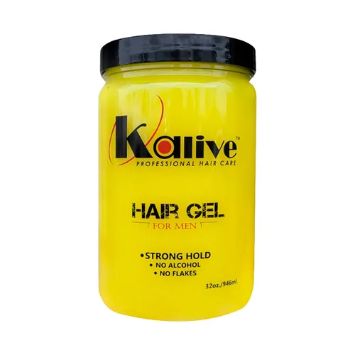 Vista 8 de KALIVE Gel de peinado para hombre de 16 onzas, fijación fuerte y brillo ligero todo el día, producto para el cabello para hombre, aroma fresco, sin
