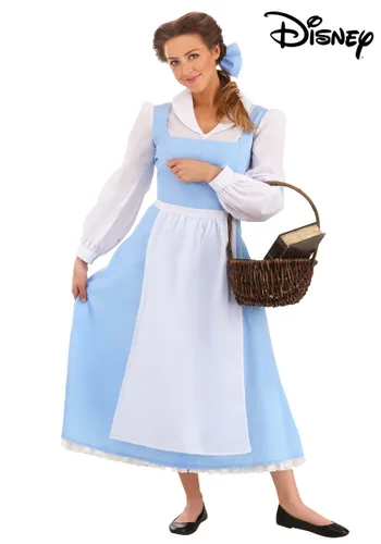 Vista 3 de Disfraz de Vestido Azul de Bella para Mujer de La Bella y la Bestia de Disney Multicolor