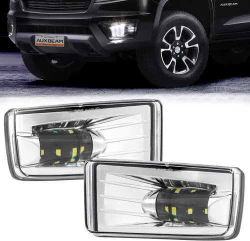 Vista 8 de Auxbeam LED Fog Lights DOT Approved Bumper Driving Fog Lamps 1 Pair Black