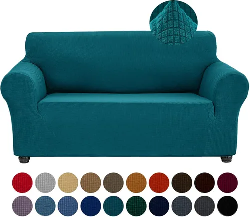 Vista 65 de Joccun Funda Elástica para Silla Sofá, Funda de Sofá de 1 Pieza Tela Jacquard de Spandex con Parte Inferior Elástica, Protector de Muebles Lavable