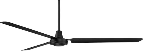 Vista 5 de Ventilador de 72 pulgadas Velocity negro mate húmedo moderno para interiores y exteriores con control de pared