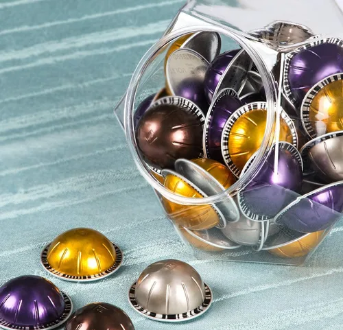 Vista 7 de Polígono de gran capacidad de 12 lados elegante soporte para cápsulas de café Nespresso Vertuoline