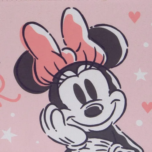 Vista 3 de Lambs & Ivy Disney Baby Minnie Mouse - Cesta de almacenamiento plegable, color rosa