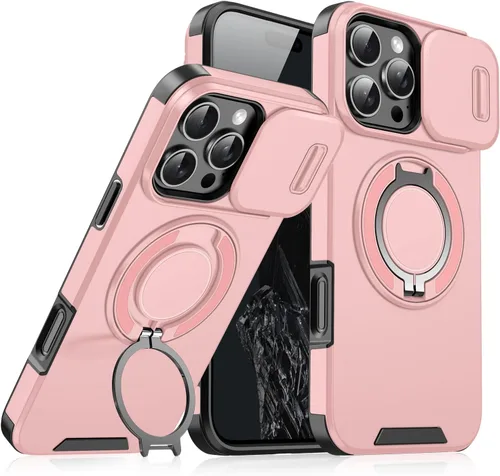 Vista 85 de Dteck Funda para iPhone 16 de 6.1 pulgadas 2024, funda de piel sintética con cierre de botón magnético, ranuras para tarjetas de crédito, función