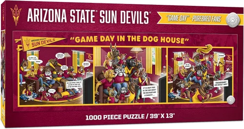 Vista 35 de YouTheFan NCAA Game Day in The Dog House - Rompecabezas de 1000 piezas