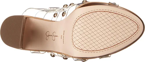 Vista 4 de Jessica Simpson Rienne - Sandalias de tacón gladiador con plataforma enjaulada para mujer