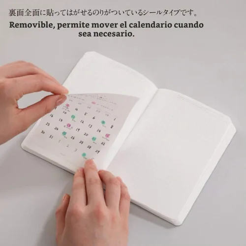 Vista 4 de Nitoms STALOGY S2400 - Calcomanías adhesivas para calendario de despegar y pegar, S