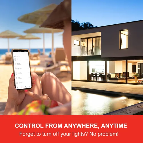 Vista 4 de Sengled Bombilla inteligente, bombilla WiFi equivalente a 100 W, bombillas inteligentes de alto brillo de 1500 lm que funcionan con Alexa Google