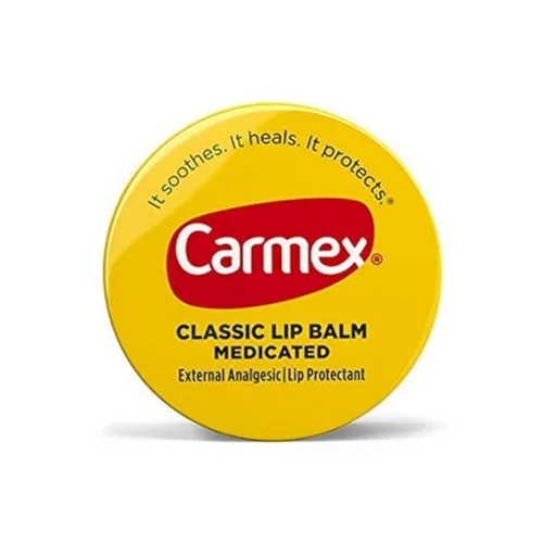 Vista 8 de Carmex Bálsamo labial clásico medicado, 0.25 oz (paquete de 2)