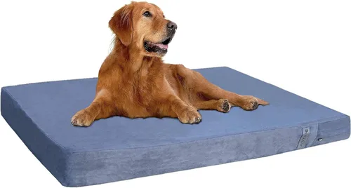 Vista 12 de Dogbed4less Cama refrescante de espuma viscoelástica para perros medianos con funda lavable, forro impermeable y funda extra externa para cama