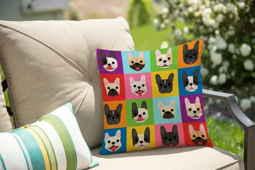 Vista 15 de Solekla Funda de almohada cuadrada de lino y algodón con flores blancas y negras, funda de cojín decorativa para sofá de 18 x 18 pulgadas Sl157