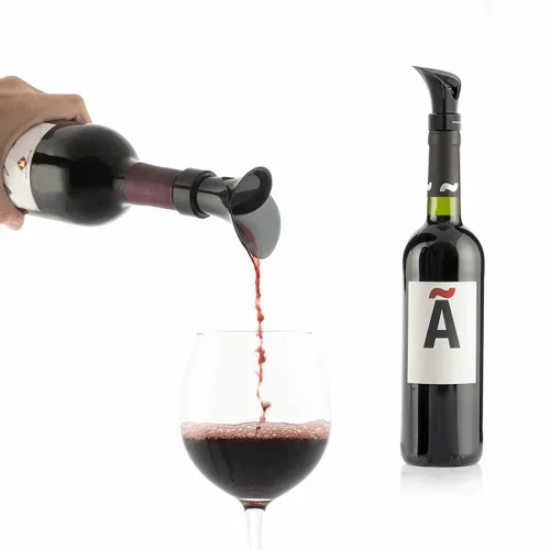 Vista 8 de Tapón Dispensador Aireador de Vino 2 en 1 Wintopp InnovaGoods